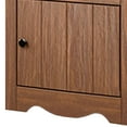 thumbnail image 4 of Stav Nightstand- 1 Drawer and Door- 25 Inch- Plank Style- Brown Solid Wood, 4 of 6