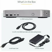 USB4 Docking Station, USB-C 40Gbps, up to Dual 4K 60Hz HDMI, Multi-Monitor Dock, 6-Port USB Hub, 2.5GbE, 100W Power Delivery