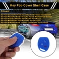 thumbnail image 2 of Funda de llave de coche de silicona TPU azul oscuro Unique Bargains para Ford Courier - Funda de control remoto de 3 botones, 2 of 6