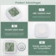 thumbnail image 4 of 4 Pieces Home Thermometer Mini Lcd Portable Indoor Hygrometer Thermometer -20 - 60, 10% - 99% Rh Suitable For Children's Rooms, Elderly Rooms Etc, 4 of 5