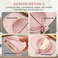 thumbnail image 3 of Qoosea Dumpling Maker Set, Empanada Maker Press with Dough Cutter, Dumpling Mold Set for Pierogi, Pastelitos, Calzone, Turnovers, Chinese Dumpling 3 Sizes-Pink, 3 of 7
