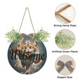 thumbnail image 2 of Tiger Coat Welcome Sign for Front Door Wreath Door Sign for Farmhouse Porch Decoration Indoor Outdoor, 2 of 7