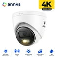 thumbnail image 3 of ANNKE 4K H.265+ PoE Turret Wired Security IP Cameras, Two Way Audio Outdoor AI Color Night Vision IP67, Smart Dual Light, 4mm Lens, Built-in Mic, Human/Vehicle Detection, IP67 Waterproof, 3 of 14