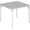 Grey, variant on Folding Card Table, 34 Inch Portable Square  Table with Collapsible , Multifunctional Foladable Table with PU Padded Tabletop for , Parties, Picnics, , 1 count, Beige