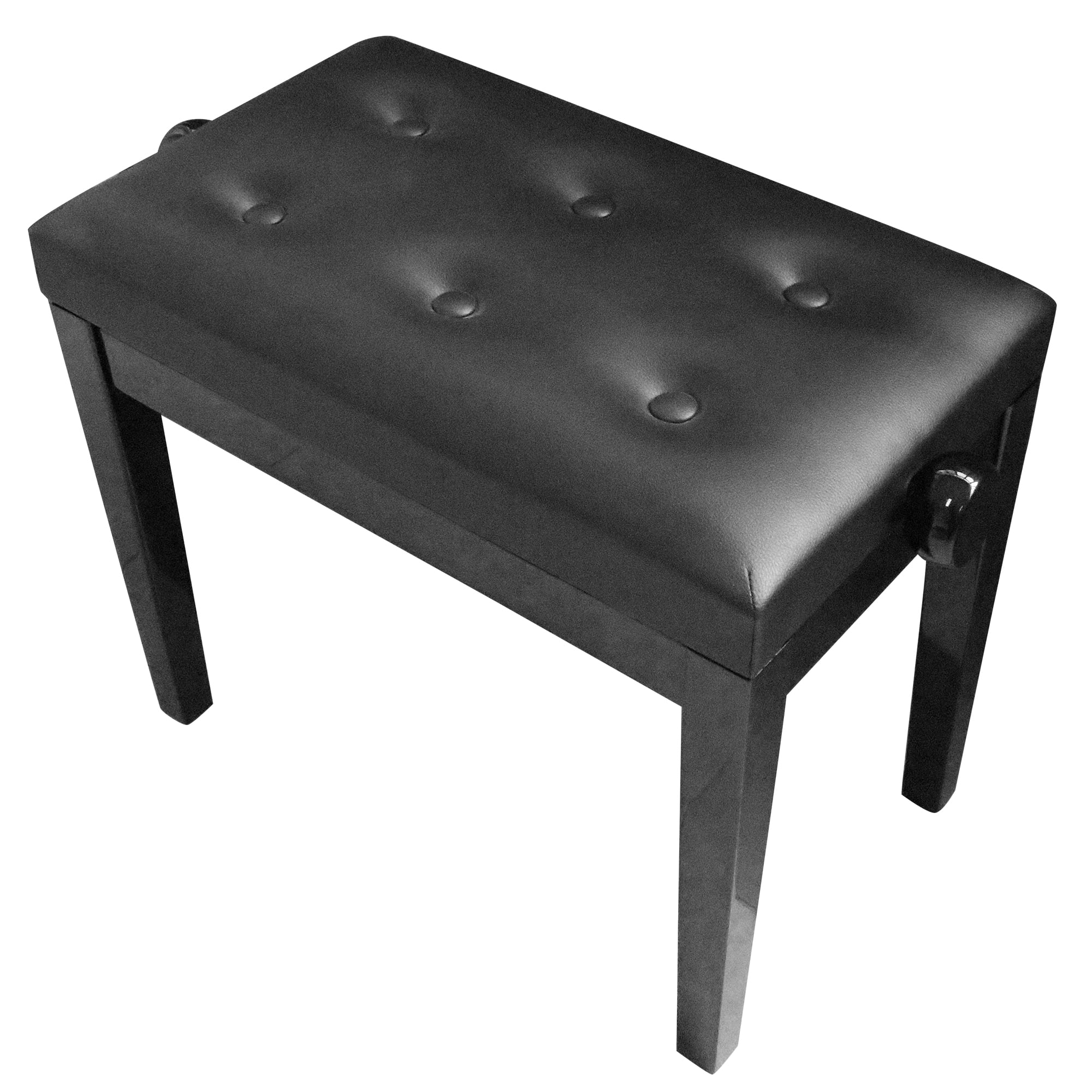 Lowestbest Height Adjustable Piano Chair, PU Leather Cushion 4 Straight