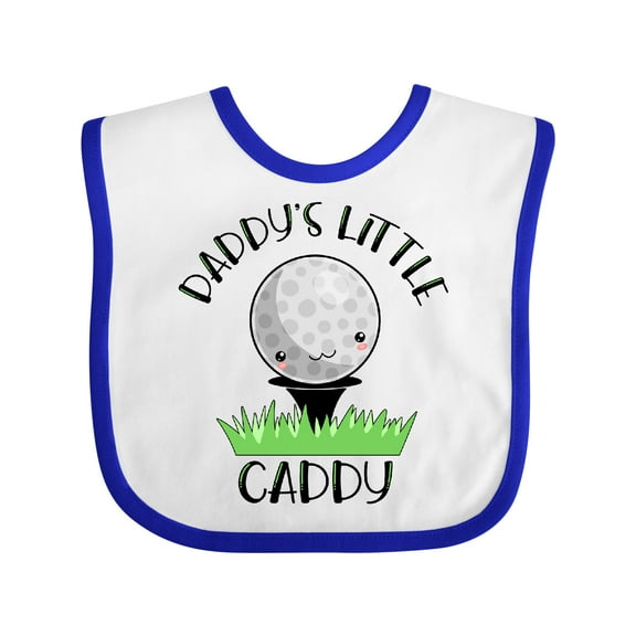 Inktastic Daddy's Little Caddy Cute Golf Ball Boys or Girls Baby Bib