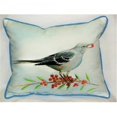 thumbnail image 1 of Betsy Drake HJ277 Mockingbird & Baies Coussin Intérieur et Extérieur- 16 x 20 Po., 1 of 1