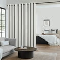 thumbnail image 5 of Top Finel Grommet Top Blackout Curtains, Grey Beige, 52" x 108", 2 Panels, 5 of 16