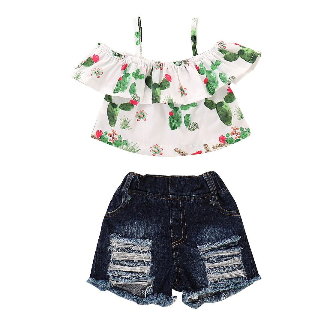 cactus print baby clothes