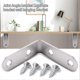 thumbnail image 4 of 2025 Latest Model 10pcs 50x50mm With Screws Heavy-duty "l"-shaped Decorative, 4 of 5