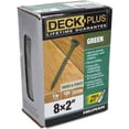 thumbnail image 5 of Deck Plus 48399 Green Deck Screws, Steel, 1lb Box (#8 x 2"), 5 of 12