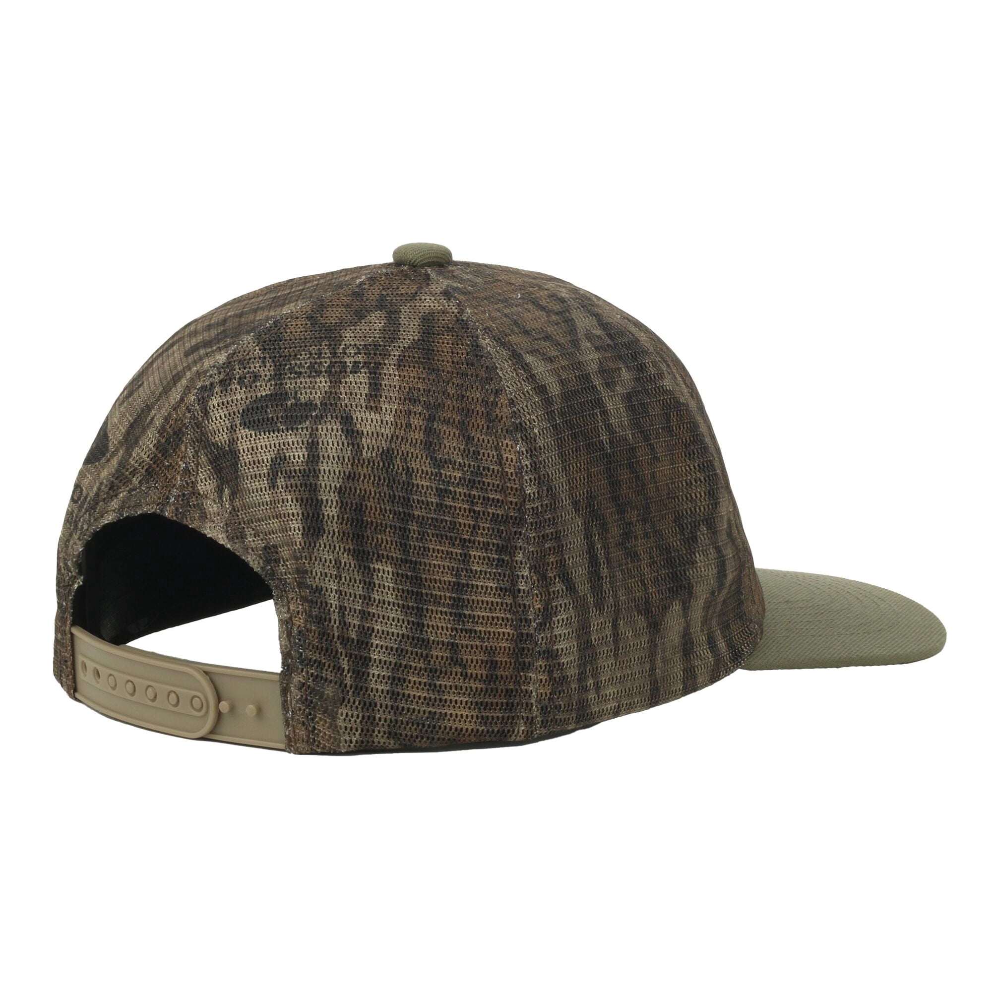Mossy Oak® New Bottomland Fishing Cap – Unstructured Mesh Back, Flat Bill, One Size