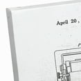 thumbnail image 5 of Creative Products Typewriter Patent on Distressed White 20x24 Canvas Wall Art, 5 of 5