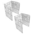 thumbnail image 2 of 2pcs Household Oil Splatter Guards Cooking Bench Baffles Gas Stove Baffles (white), 2 of 3