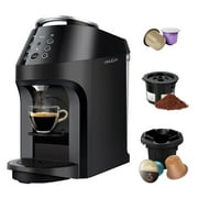 3-in-1 Coffee Maker, Coffee and Espresso Machine Combo for Nespresso, K-Cup Pod and Ground Coffee, Coffee Machine Compatible with Nespresso Capsules OriginalLine, 19 Bar Pressure Pump, 6 Brew Sizes