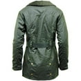 thumbnail image 3 of Game Technical Apparel Cantrell Padded Antique Ladies Waxed Jacket Olive Olive, 3 of 3
