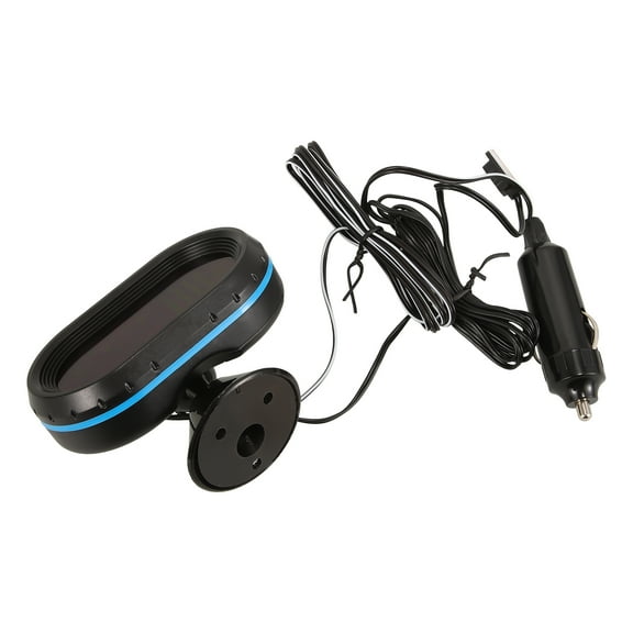 Tineasur 1Set Car Dashboard Digital Clock With Multi-color Backlight For Car Use 3.54X2.36X2.17In