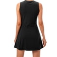 thumbnail image 2 of Valcatch Women's Tennis Dress Sleeveless Golf Workout Dresses with Separate Biker Shorts 4 Pockets, 2 of 8
