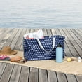 thumbnail image 3 of Household Essentials Blue with White Stars Krush Container All-Purpose Utility Tote, 3 of 6