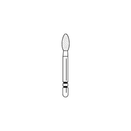 

Abrasive Technology Two Striper FG Friction Grip #285.5 Football Very Fine Grit Diamond Burs 5/Pk