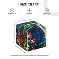 thumbnail image 4 of Yiaed Colorful Floral Forest Fairy Print Tissue Box Cover, PU Leather Decorative Organizer for Tabletop, Bathroom, Car, Office Creative Decorative, 4 of 7