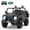 Black, variant on SaveJoy Licensed Land Rover Defender 24V 2-Seater Ride-On, 4WD 400W Electric Truck with Motorized Dump Bed & Remote, Black