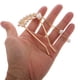 thumbnail image 5 of Nestingho 2Ud Pasadores Para El Con En De U Dorados Para Peinados Con Moño, 5 of 8