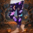 thumbnail image 2 of Pyjama d'Halloween pour Enfants Imprimé Taille Haute Collants Doux Leggings d'École, 2 of 8