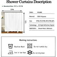 thumbnail image 4 of Panda Bath Curtain Cute Panda Bear Shower Curtain for Stalls Bathtubs Wild Animal Pattern Bathroom Shower Curtain Set Cartoon Giant Panda Design Waterproof Bathroom Curtains Bedroom Decor 72x72 Inch, 4 of 6