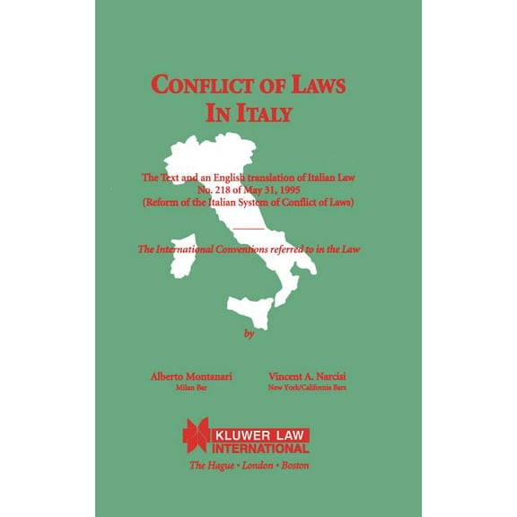 Conflicts Of Laws In Italy, (Paperback)