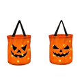 thumbnail image 1 of 2pcs Led Light Halloween Candy Bags Collapsible Ghost Bags Multipurpose Reusable Halloween Bucket F, 1 of 5