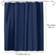 thumbnail image 2 of Americanflat 71x74 Solid Blue Shower Curtain - Water Resistant - Polyester Fabric, 2 of 7