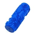 thumbnail image 2 of keepw 5'' Embossed Paint Roller Sleeve Wall Stencil Brush Flower Pattern Decor #23 Blue Type 6, 2 of 6