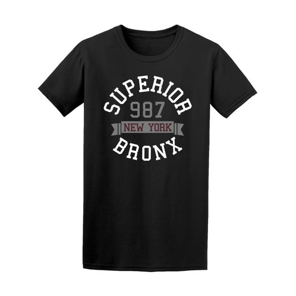 New York Varsity Superior Bronx T-Shirt Men -Image by Shutterstock, Male Large