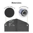 thumbnail image 4 of MADIOLA - Portatrajes, Bolsas Colgantes para Abrigos, Trajes, Sacos, Chamarras, Camisas, Blusas, Vestidos. Portador de Ropa para Viaje, Equipaje de mano. Protector de Ropa con Ventana, para el closet, 4 of 9