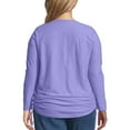 thumbnail image 2 of Just My Size Plus-Size Women's Shadow Stripe Tunic, 2 of 5