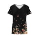 thumbnail image 4 of Blusa de manga con volantes y túnica recortada para mujer, informal, sexy, a la moda, para verano OAVQHLG3B Store lin121212, 4 of 4