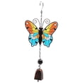 thumbnail image 2 of LHWEN Traditional Wind Chimes Solid Wood Metal Pendant Home Garden Decoration Lightweight Luck Bringer for Window Door Courtyard Trees Holiday Anniversary Gift Indoor Outdoor Decor 35cm Ornament, 2 of 8