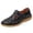 A-Black141, variant on Womens Fisherman Sandals Sleek Breathable Solid Closed Toe Dual Hook Loop Footbed Cutout Sandals Summer Work Sandals