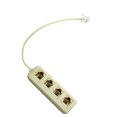 thumbnail image 3 of Office Hotel Reception RJ11 Telephone Line Splitter Telephone Line Replacement Portable Reusable 4-way Cable Adapter 6P4C Accessories, 3 of 8