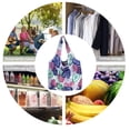 thumbnail image 4 of Large Foldable Shopping Recyclable Reusable Bags For Groceries Eco-Friendly Washable, 4 of 8