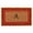 Black/A, variant on Red Border Monogram Doormat (Letter H)