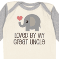 thumbnail image 4 of Inktastic My Great Uncle Loves Me Boys or Girls Long Sleeve Baby Bodysuit, 4 of 5