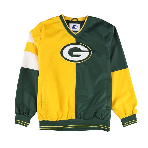 STARTER Mens Green Bay Packers Windbreaker Jacket pac L