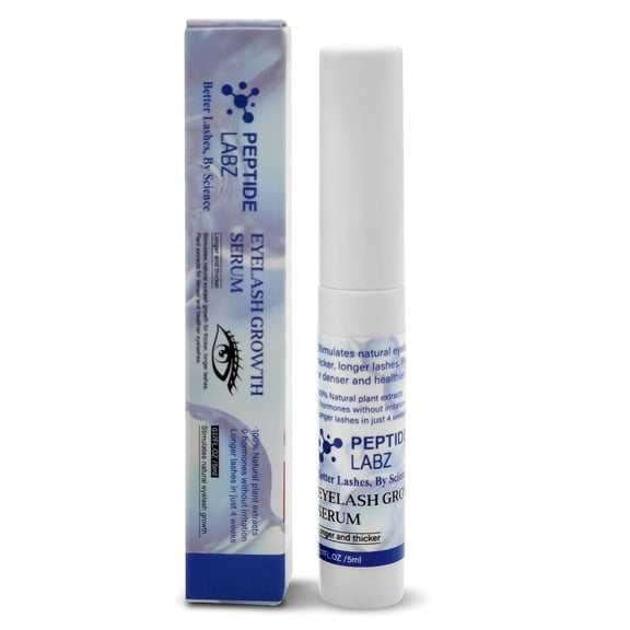 Peptide Labz Eyelash Conditioning Serum with Peptides & Keratin – Cosmetic Lash Enhancer, 5ml