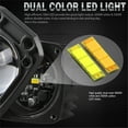 thumbnail image 3 of Phyun 2Pcs 3 Inch 8D Lens Led Work Light 6000K White 3500K Yellow Flush Mount Driving Light Fog Lights For Car Truck Off Road 4X4 12V 24V, 3 of 5