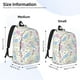 thumbnail image 2 of Balery Cartoon Bunny Mochila Clásica Impresa Básica para Viaje, Mochila Escolar Resistente al Agua, Mochila de Lona con Correas Ajustables-Small, 2 of 5