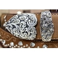 thumbnail image 5 of Tony Lama Ladies Brown Kaitlyn Crystal Belt C50499, 5 of 7
