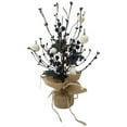 thumbnail image 2 of Halloween Tree Centerpiece for Table, 16.53 Inch Lighted Halloween Berries Table Tree with Black Maple Leaves, Farmhouse Spooky Artificial Table Tree for Halloween Party Decoration, 2 of 8