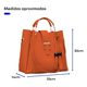 thumbnail image 3 of Set De Bolsas  Bloosom Bandolera Mujer Cosmetiquera Cartera Marron Cafe, 3 of 4